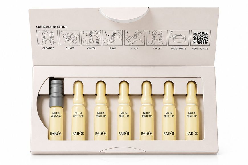 Набір ампул для обличчя Ampoule Concentrates Nutri Restore "Відновлення та живлення" Babor 7*2 мл 4015165374039 фото