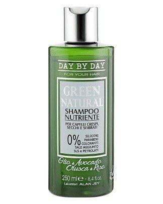 Шампунь живильний для кучерявого, сухого та пошкодженого волосся Alan Jey Green Natural Shampoo Nutriente Orising 250мл Alanjey-1637 фото