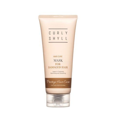 Термозахисна незмивна відновлююча маска для пошкодженого волосся Hair Cure Mask CURLY SHYLL 100 мл 8809732860195 фото