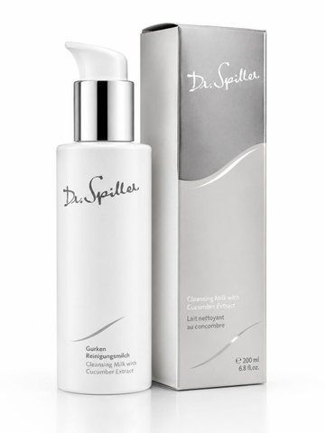 Очищаюче молочко для комбінованої шкіри з екстрактом огірка Cleansing Milk with Cucumber Extract Dr. Spiller 200 мл 00100212 фото